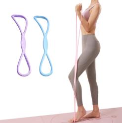 Figure 8 Silicone Resistance Band (Purple/Blue 2 Pack)